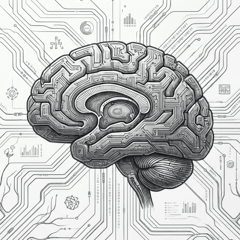 Cerebro formado por circuitos: la IA que amplifica el criterio humano